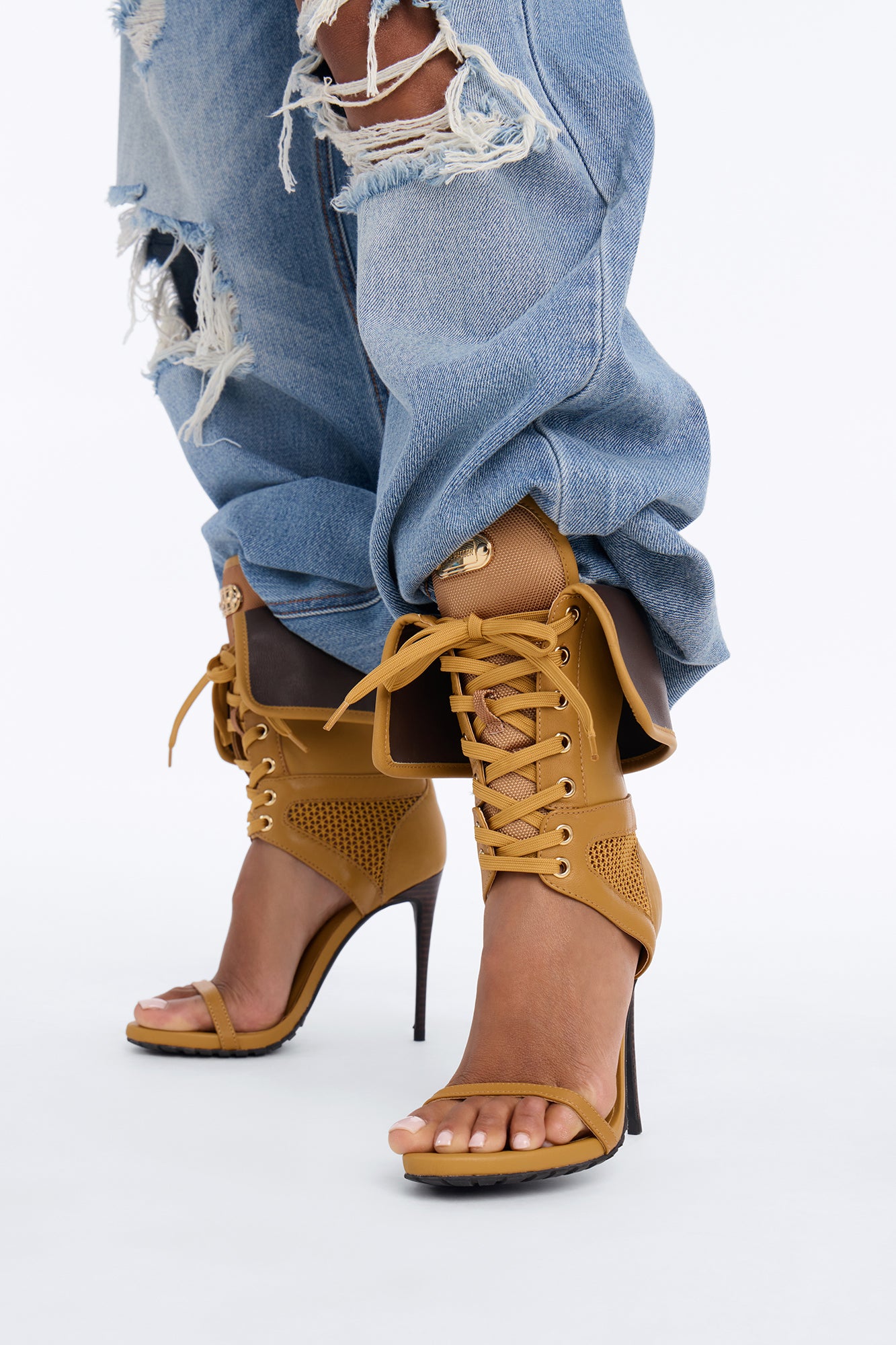Steve Madden Casella Lace-Up Heels
