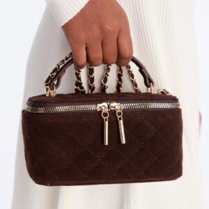 My Style Faux Suede Crossbody Handbag